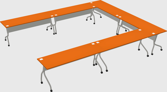 Training table u-shape