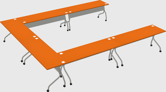 Training table u-shape
