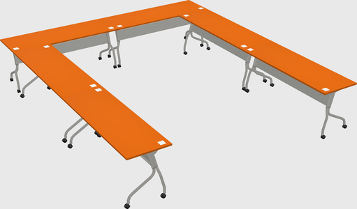 Training table u-shape
