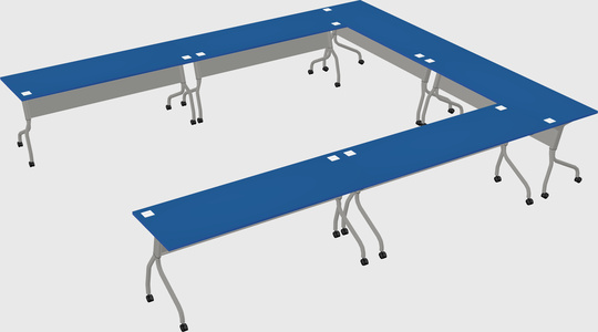 Training table u-shape