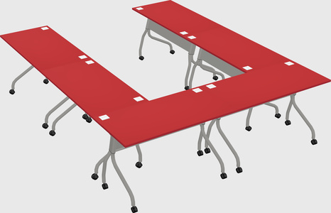 Training table u-shape