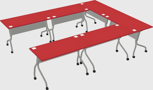 Training table u-shape