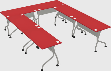 Training table u-shape