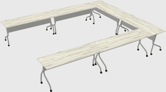 Training table u-shape