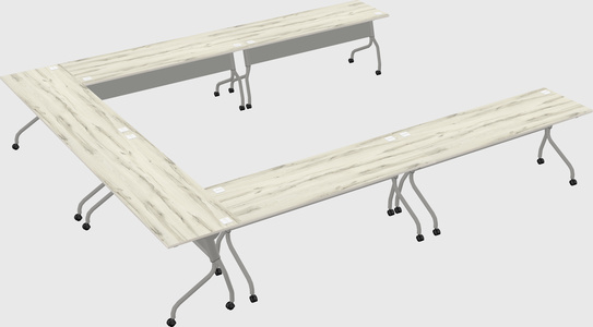 Training table u-shape