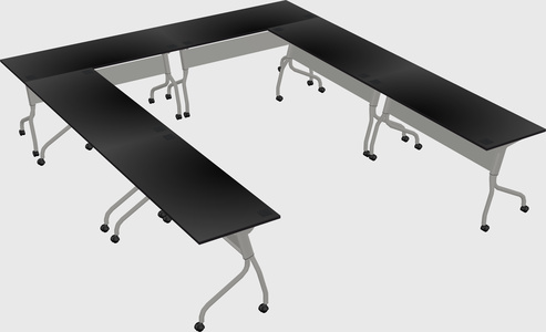 Training table u-shape