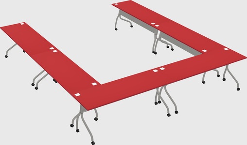 Training table u-shape