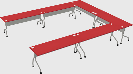 Training table u-shape