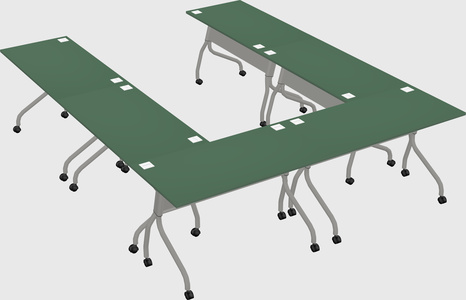 Training table u-shape