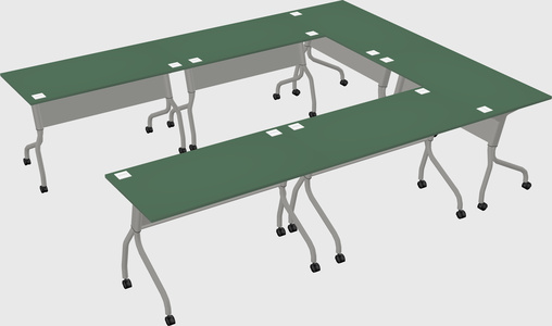 Training table u-shape