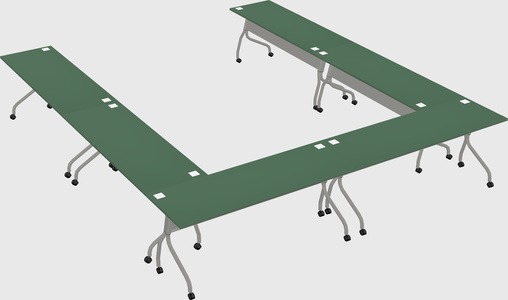 Training table u-shape