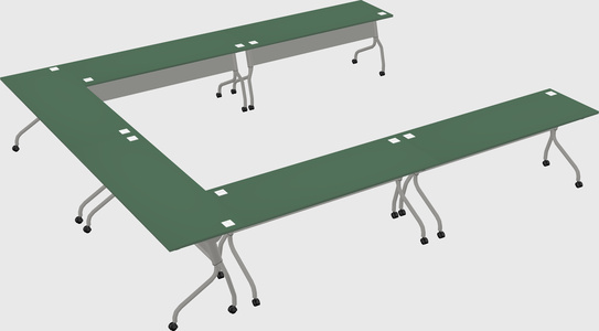Training table u-shape