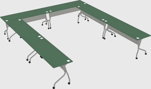 Training table u-shape