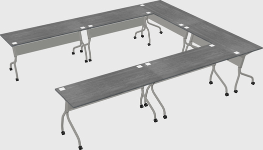 Training table u-shape