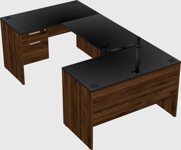 U-shaped desk