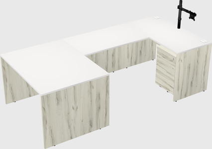 U-shaped desk