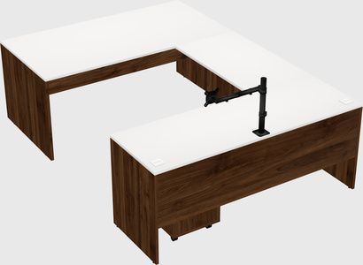 U-shaped desk