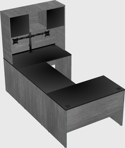 U-shaped desk
