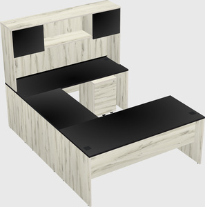 U-shaped desk