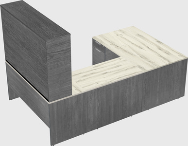 U-shaped desk