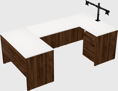 U-shaped desk
