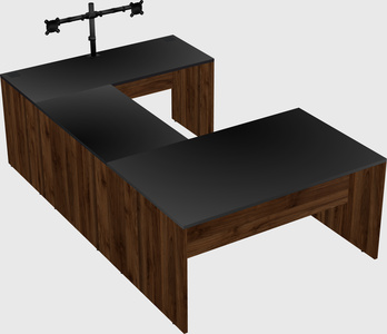 U-shaped desk