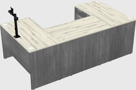 U-shaped desk