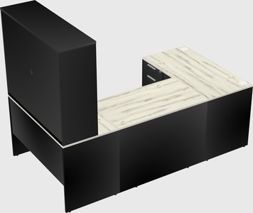 U-shaped desk
