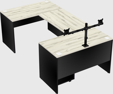 U-shaped desk