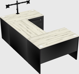 U-shaped desk