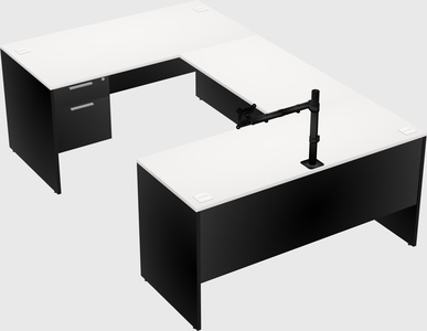 U-shaped desk