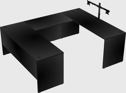 U-shaped desk