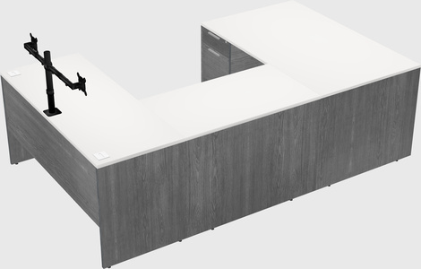 U-shaped desk