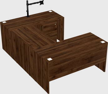U-shaped desk