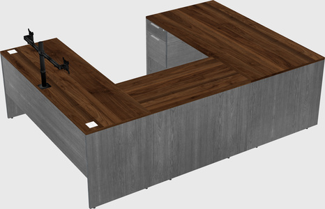 U-shaped desk