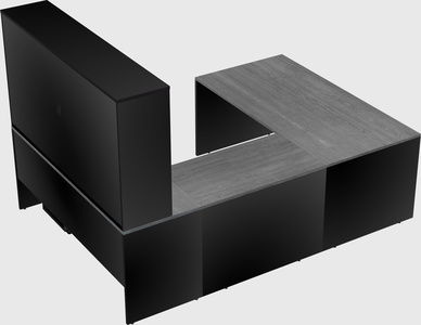 U-shaped desk