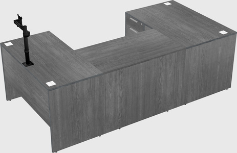 U-shaped desk