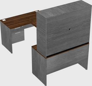 U-shaped desk