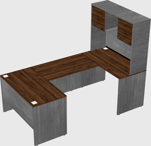 U-shaped desk