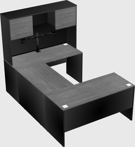U-shaped desk