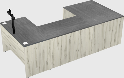 U-shaped desk