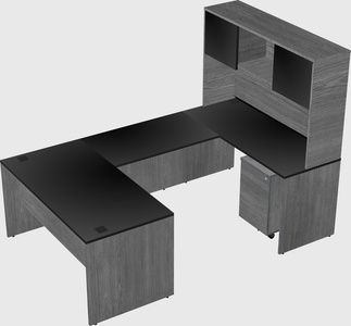 U-shaped desk