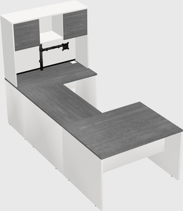 U-shaped desk