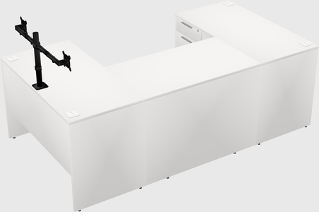 U-shaped desk
