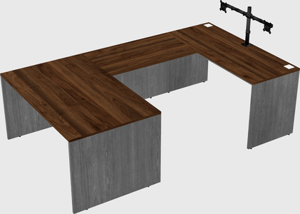 U-shaped desk