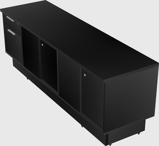 Storage cabinet return