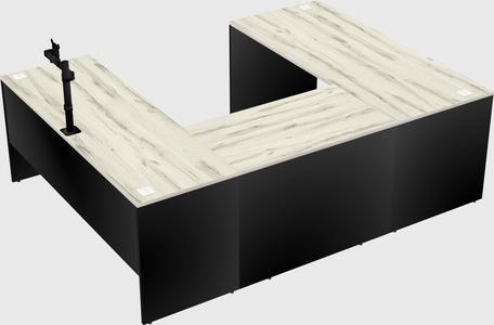 U-shaped desk