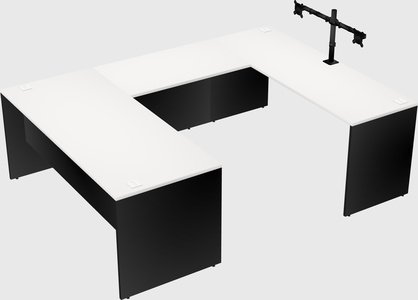U-shaped desk