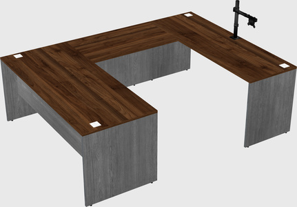 U-shaped desk