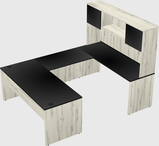 U-shaped desk